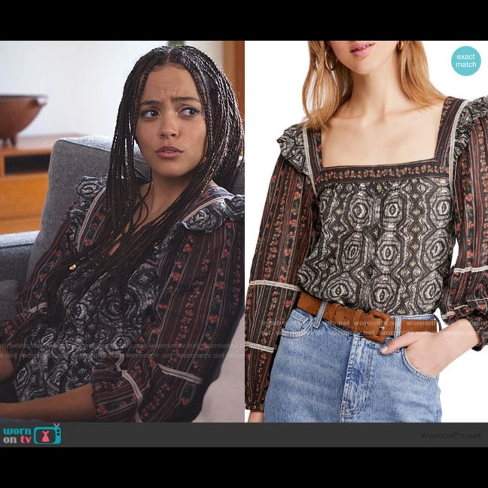 Free People Mostly Meadow Top ASO Trinkets